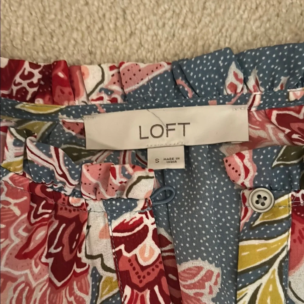 LOFT Ruffled Blouse - Picture 2 of 5